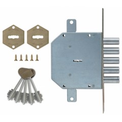 Замок врезной сувальдный 50.798-D (правый), ключ 60 мм