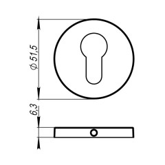 Накладка CYLINDER ET URS BL-26 Черный