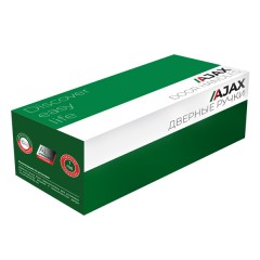 Дверная ручка на розетке Ajax (Аякс) FUSION JR SN/CP-3 матовый никель/хром