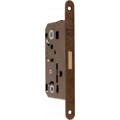 Замок врезной Magnetico F140.12.34 Wc-95mm с ответной планкой и шурупами, АНТИЧНАЯ БРОНЗА