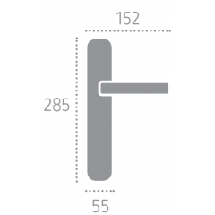 Дверная ручка 229 Pass/P 235 Libra золото французское