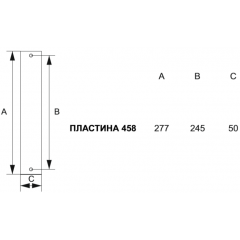 Дверная ручка 285/458 Wc Daisy Матовая бронза